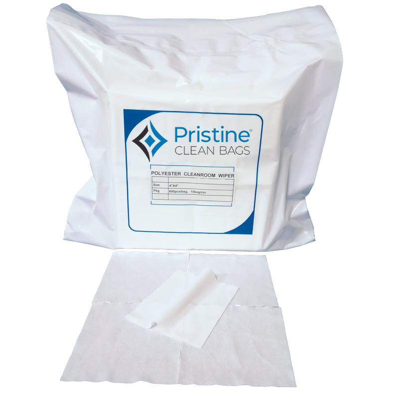 Polyester Cleanroom Wipe Pristine Clean Bags